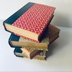 Four Vintage Patterned Readers Digest Books